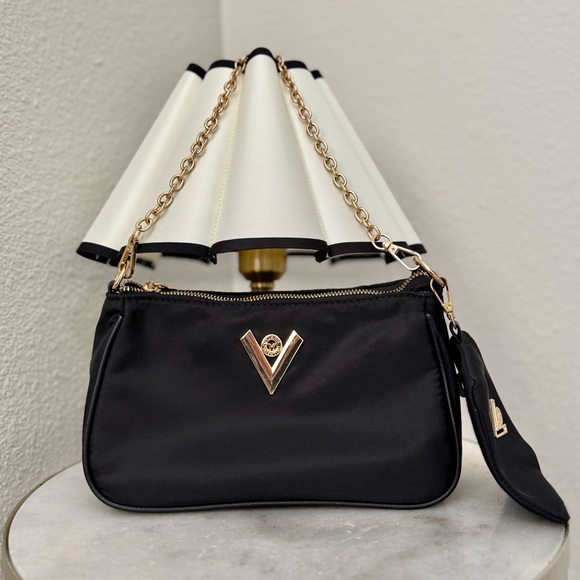 Valentino Orlandi Black&Gold Crossbody/Shoulder Bag - Picture 3 of 7